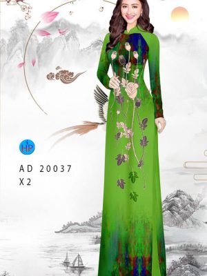 Vải áo dài hoa in 3D kiểu mới AD 20037 22 1599455114 778 Vai ao dai hoa in 3D kieu moi AD 20037
