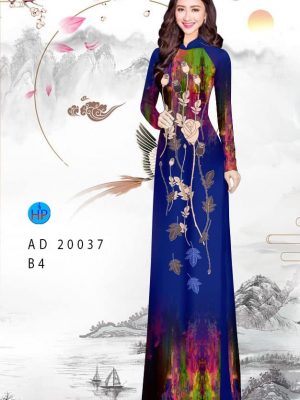 Vải áo dài hoa in 3D kiểu mới AD 20037 28 1599455115 254 Vai ao dai hoa in 3D kieu moi AD 20037