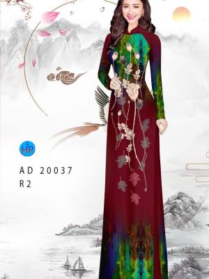 Vải áo dài hoa in 3D kiểu mới AD 20037 26 1599455115 603 Vai ao dai hoa in 3D kieu moi AD 20037