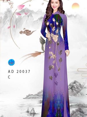 Vải áo dài hoa in 3D kiểu mới AD 20037 24 1599455115 710 Vai ao dai hoa in 3D kieu moi AD 20037