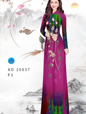 Vải áo dài hoa in 3D kiểu mới AD 20037 34 1599455116 687 Vai ao dai hoa in 3D kieu moi AD 20037