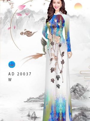 Vải áo dài hoa in 3D kiểu mới AD 20037 35 1599455116 807 Vai ao dai hoa in 3D kieu moi AD 20037