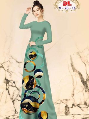 Vải Áo Dài Lụa Ngọc Mai Hoa Văn kiểu mới AD V76 15 1599533208 132 Vai Ao Dai Lua Ngoc Mai Hoa Van kieu moi