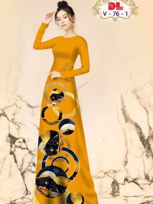 Vải Áo Dài Lụa Ngọc Mai Hoa Văn kiểu mới AD V76 20 1599533210 319 Vai Ao Dai Lua Ngoc Mai Hoa Van kieu moi