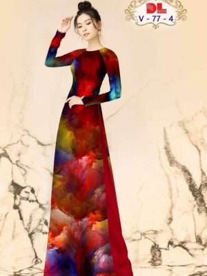 Vải Áo Dài Lụa Ngọc Mai Hoa Văn mới ra AD V77 13 1599533331 173 Vai Ao Dai Lua Ngoc Mai Hoa Van moi ra