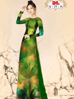 Vải Áo Dài Lụa Ngọc Mai Hoa Văn mới ra AD V77 14 1599533331 416 Vai Ao Dai Lua Ngoc Mai Hoa Van moi ra