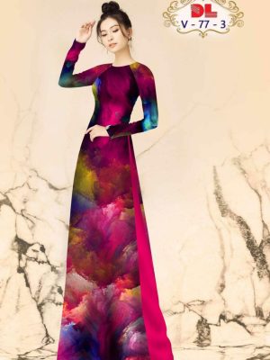 Vải Áo Dài Lụa Ngọc Mai Hoa Văn mới ra AD V77 17 1599533332 2 Vai Ao Dai Lua Ngoc Mai Hoa Van moi ra
