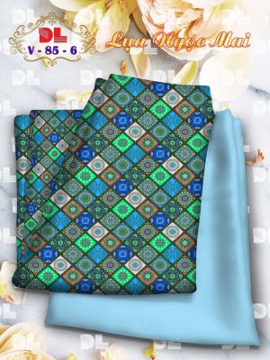 Vải Áo Dài Lụa Ngọc Mai Hoa Văn Cô Ba kiểu mới AD V85 19 1599533580 405 Vai Ao Dai Lua Ngoc Mai Hoa Van Co Ba