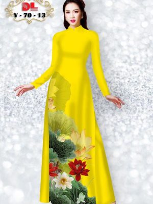 1599533835 218 Vai Ao Dai Lua Ngoc Mai Hoa Sen moi ra