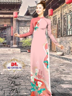 Vải Áo Dài Lụa Ngọc Mai Hoa Ly kiểu mới AD CH100 12 1599533959 346 Vai Ao Dai Lua Ngoc Mai Hoa Ly kieu moi