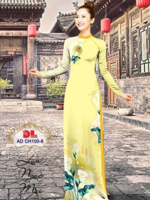 Vải Áo Dài Lụa Ngọc Mai Hoa Ly kiểu mới AD CH100 15 1599533960 30 Vai Ao Dai Lua Ngoc Mai Hoa Ly kieu moi