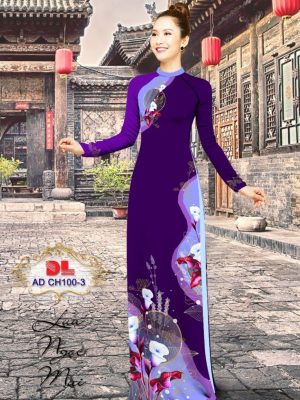 Vải Áo Dài Lụa Ngọc Mai Hoa Ly kiểu mới AD CH100 19 1599533960 319 Vai Ao Dai Lua Ngoc Mai Hoa Ly kieu moi