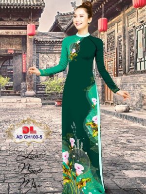 Vải Áo Dài Lụa Ngọc Mai Hoa Ly kiểu mới AD CH100 14 1599533960 451 Vai Ao Dai Lua Ngoc Mai Hoa Ly kieu moi