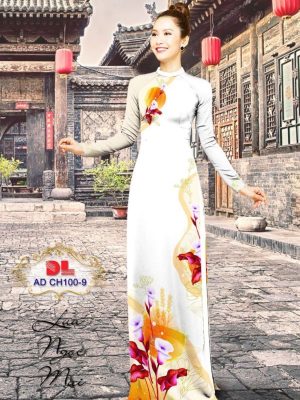 Vải Áo Dài Lụa Ngọc Mai Hoa Ly kiểu mới AD CH100 16 1599533960 540 Vai Ao Dai Lua Ngoc Mai Hoa Ly kieu moi