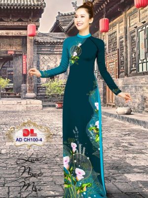 Vải Áo Dài Lụa Ngọc Mai Hoa Ly kiểu mới AD CH100 18 1599533960 954 Vai Ao Dai Lua Ngoc Mai Hoa Ly kieu moi