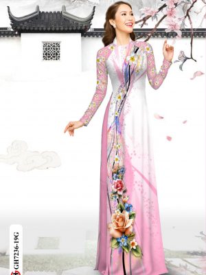 Vải áo dài hoa hồng thiết kế 2020 AD GH7236 17 1599550713 547 Vai ao dai hoa hong thiet ke 2020 AD GH7236