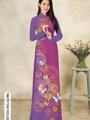 Vải áo dài hoa in 3D mới ra AD HT7231 19 1599551814 157 Vai ao dai hoa in 3D moi ra AD HT7231