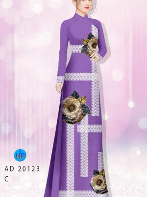 Vải áo dài hoa in 3D kiểu mới AD 20123 20 1599552191 977 Vai ao dai hoa in 3D kieu moi AD 20123