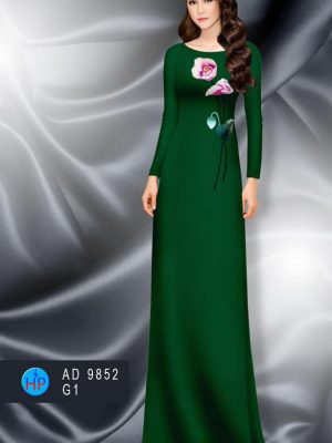 Vải áo dài hoa in 3D mới ra AD 9852 26 1599552338 613 Vai ao dai hoa in 3D moi ra AD 9852