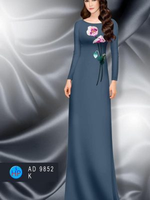 Vải áo dài hoa in 3D mới ra AD 9852 32 1599552339 71 Vai ao dai hoa in 3D moi ra AD 9852