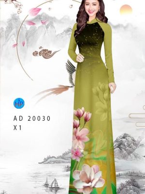 1599639244 115 Vai ao dai hoa in 3D thiet ke 2020 AD