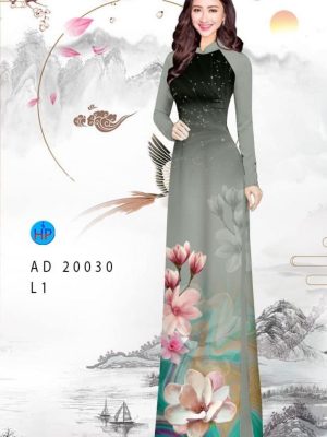 1599639244 54 Vai ao dai hoa in 3D thiet ke 2020 AD