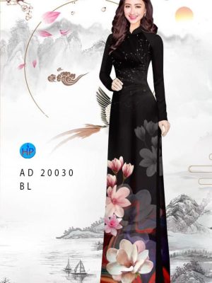 1599639246 139 Vai ao dai hoa in 3D thiet ke 2020 AD