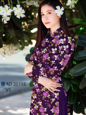 Vải áo dài hoa hồng đều kiểu mới AD 20115 35 1599639438 91 Vai ao dai hoa hong deu kieu moi AD 20115