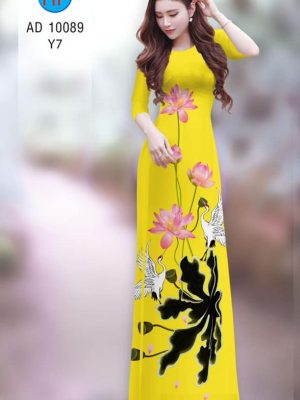 Vải áo dài hoa sen kiểu mới AD 10089 22 1599639763 525 Vai ao dai hoa sen kieu moi AD 10089
