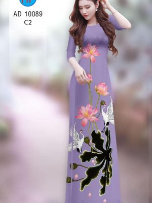 Vải áo dài hoa sen kiểu mới AD 10089 27 1599639764 176 Vai ao dai hoa sen kieu moi AD 10089