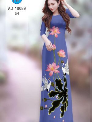 Vải áo dài hoa sen kiểu mới AD 10089 26 1599639764 603 Vai ao dai hoa sen kieu moi AD 10089