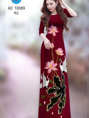 Vải áo dài hoa sen kiểu mới AD 10089 34 1599639765 209 Vai ao dai hoa sen kieu moi AD 10089