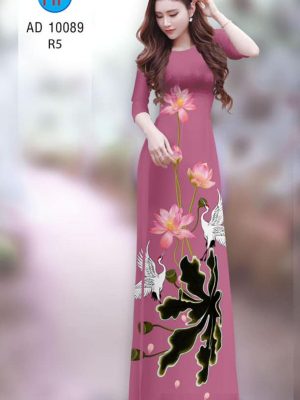 Vải áo dài hoa sen kiểu mới AD 10089 31 1599639765 628 Vai ao dai hoa sen kieu moi AD 10089