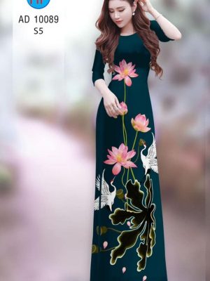 Vải áo dài hoa sen kiểu mới AD 10089 35 1599639766 432 Vai ao dai hoa sen kieu moi AD 10089