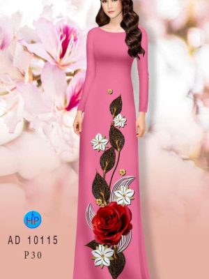 Vải áo dài hoa hồng thiết kế 2020 AD 10115 29 1599640778 282 Vai ao dai hoa hong thiet ke 2020 AD 10115
