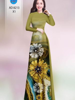 1599715723 5 Vai ao dai hoa in 3D thiet ke 2020 AD