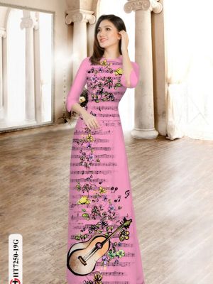 1599715866 889 Vai ao dai hoa va not nhac thiet ke 2020