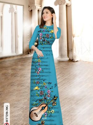 1599715867 633 Vai ao dai hoa va not nhac thiet ke 2020