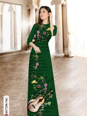 1599715868 328 Vai ao dai hoa va not nhac thiet ke 2020