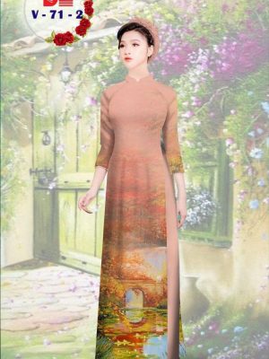 Vải Áo Dài Lụa Ngọc Mai Phong Cảnh thiết kế 2020 AD V71 21 1599790691 11 Vai Ao Dai Lua Ngoc Mai Phong Canh thiet ke