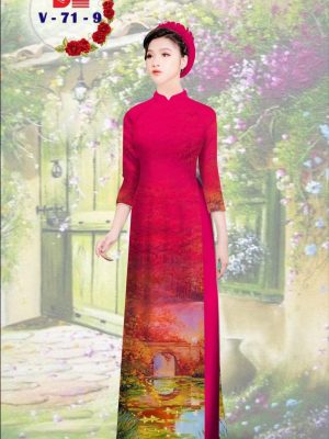 Vải Áo Dài Lụa Ngọc Mai Phong Cảnh thiết kế 2020 AD V71 28 1599790692 713 Vai Ao Dai Lua Ngoc Mai Phong Canh thiet ke