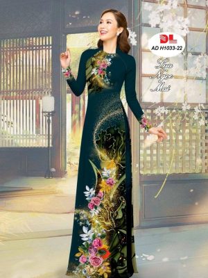 1599791669 531 Vai Ao Dai Lua Ngoc Mai Hoa Hong thiet ke