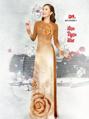 Vải Áo Dài Lụa Ngọc Mai Hoa Hồng kiểu mới AD H1035 22 1599791813 340 Vai Ao Dai Lua Ngoc Mai Hoa Hong kieu moi