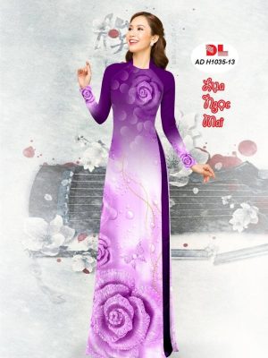 Vải Áo Dài Lụa Ngọc Mai Hoa Hồng kiểu mới AD H1035 25 1599791813 667 Vai Ao Dai Lua Ngoc Mai Hoa Hong kieu moi