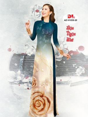Vải Áo Dài Lụa Ngọc Mai Hoa Hồng kiểu mới AD H1035 31 1599791814 634 Vai Ao Dai Lua Ngoc Mai Hoa Hong kieu moi