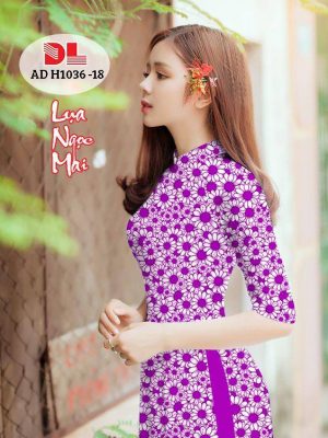 Vải Áo Dài Lụa Ngọc Mai Hoa Cúc mới ra AD H1036 39 1599792505 482 Vai Ao Dai Lua Ngoc Mai Hoa Cuc moi ra
