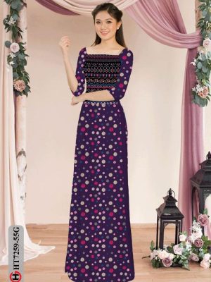 Vải áo dài hoa văn và bi thiết kế 2020 AD HT7259 18 1599794235 77 Vai ao dai hoa van va bi thiet ke 2020