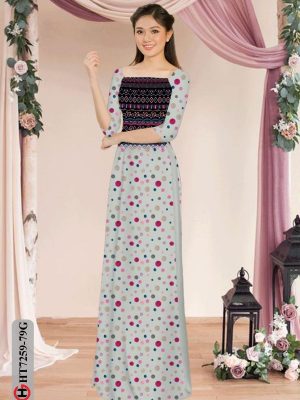 Vải áo dài hoa văn và bi thiết kế 2020 AD HT7259 22 1599794236 735 Vai ao dai hoa van va bi thiet ke 2020