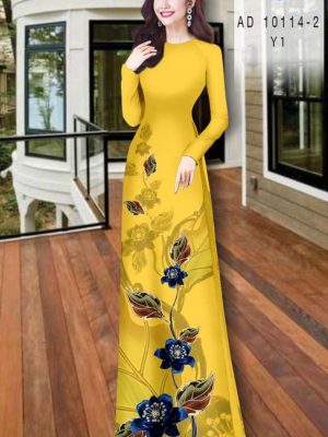 1599794926 883 Vai ao dai hoa in 3D kieu moi AD 10114
