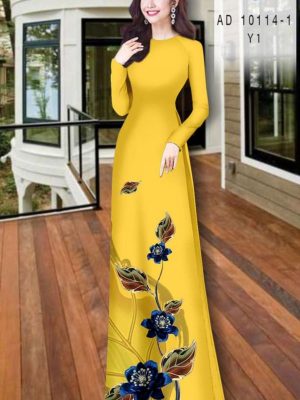 1599794927 613 Vai ao dai hoa in 3D kieu moi AD 10114